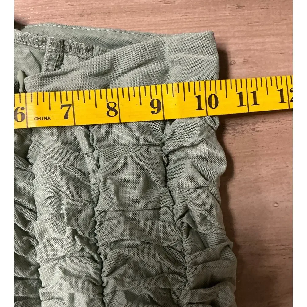 I.AM.GIA Ophelia Ruched Pants in Khaki Size S